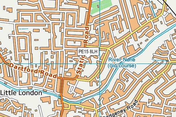 PE15 8LH map - OS VectorMap District (Ordnance Survey) PE15 8LH map - OS VectorMap District (Ordnance Survey)