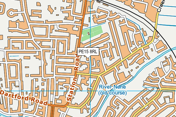 PE15 8RL map - OS VectorMap District (Ordnance Survey) PE15 8RL map - OS VectorMap District (Ordnance Survey)
