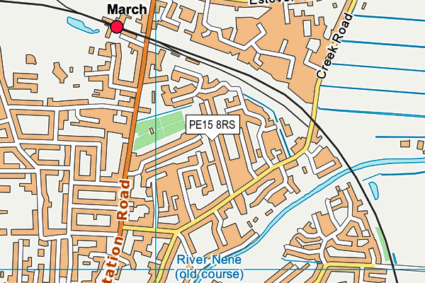 PE15 8RS map - OS VectorMap District (Ordnance Survey) PE15 8RS map - OS VectorMap District (Ordnance Survey)