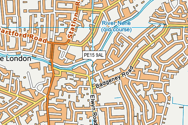PE15 9AL map - OS VectorMap District (Ordnance Survey) PE15 9AL map - OS VectorMap District (Ordnance Survey)