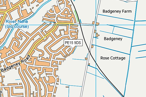 PE15 9DS map - OS VectorMap District (Ordnance Survey) PE15 9DS map - OS VectorMap District (Ordnance Survey)