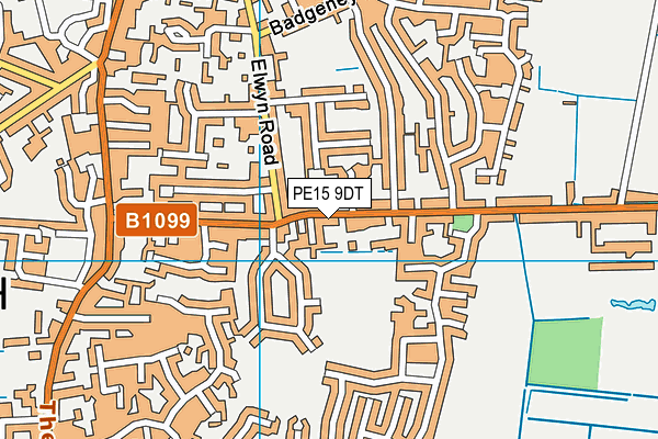 PE15 9DT map - OS VectorMap District (Ordnance Survey) PE15 9DT map - OS VectorMap District (Ordnance Survey)