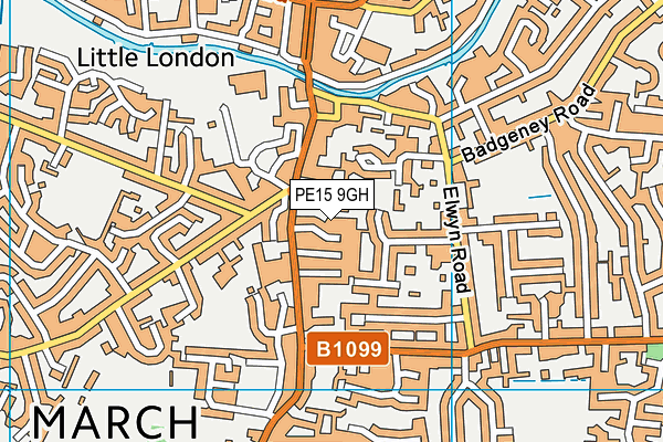 PE15 9GH map - OS VectorMap District (Ordnance Survey) PE15 9GH map - OS VectorMap District (Ordnance Survey)