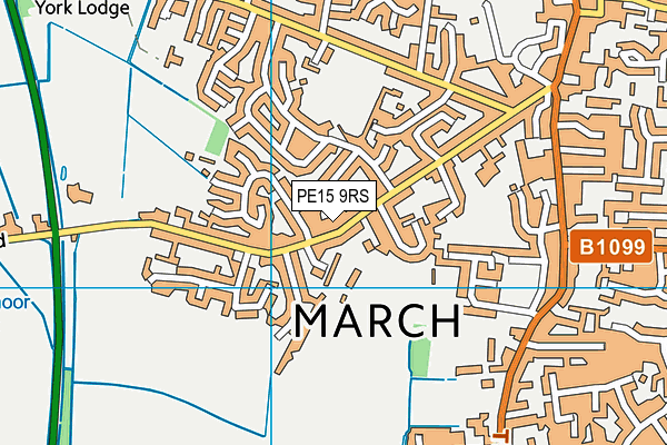 PE15 9RS map - OS VectorMap District (Ordnance Survey) PE15 9RS map - OS VectorMap District (Ordnance Survey)