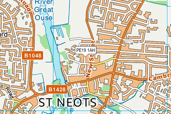 PE19 1AH map - OS VectorMap District (Ordnance Survey) PE19 1AH map - OS VectorMap District (Ordnance Survey)