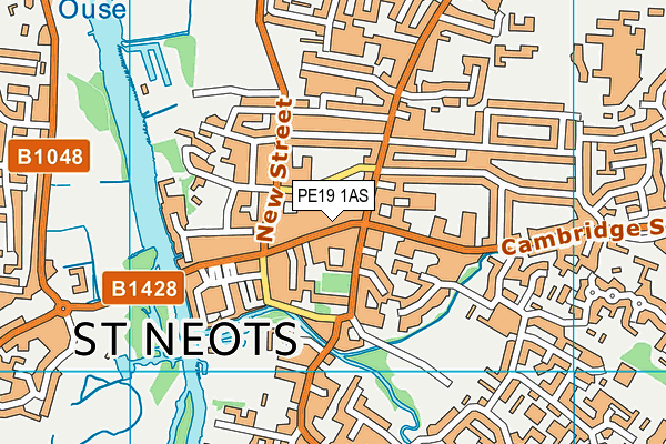 PE19 1AS map - OS VectorMap District (Ordnance Survey) PE19 1AS map - OS VectorMap District (Ordnance Survey)