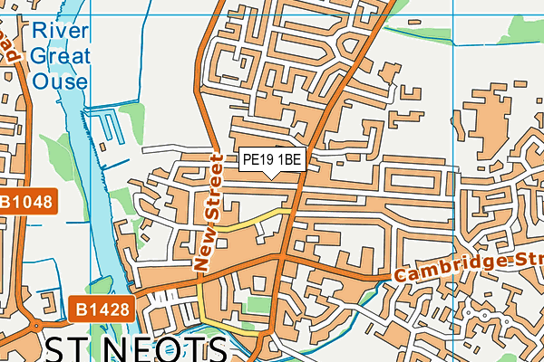 PE19 1BE map - OS VectorMap District (Ordnance Survey) PE19 1BE map - OS VectorMap District (Ordnance Survey)