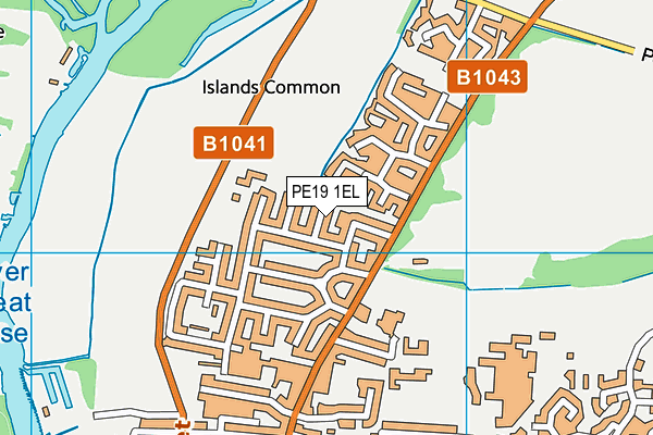 PE19 1EL map - OS VectorMap District (Ordnance Survey) PE19 1EL map - OS VectorMap District (Ordnance Survey)