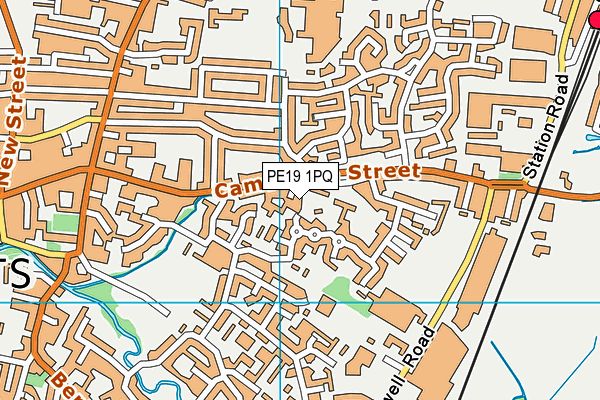 PE19 1PQ map - OS VectorMap District (Ordnance Survey) PE19 1PQ map - OS VectorMap District (Ordnance Survey)