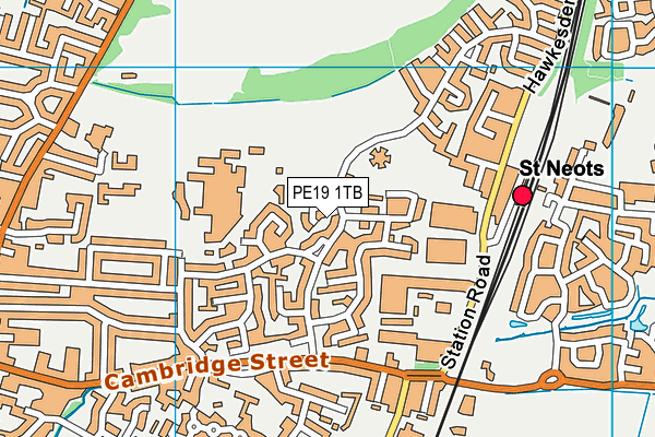 PE19 1TB map - OS VectorMap District (Ordnance Survey) PE19 1TB map - OS VectorMap District (Ordnance Survey)