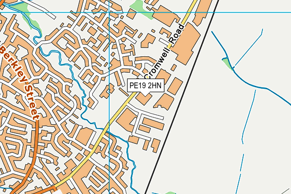 PE19 2HN map - OS VectorMap District (Ordnance Survey) PE19 2HN map - OS VectorMap District (Ordnance Survey)