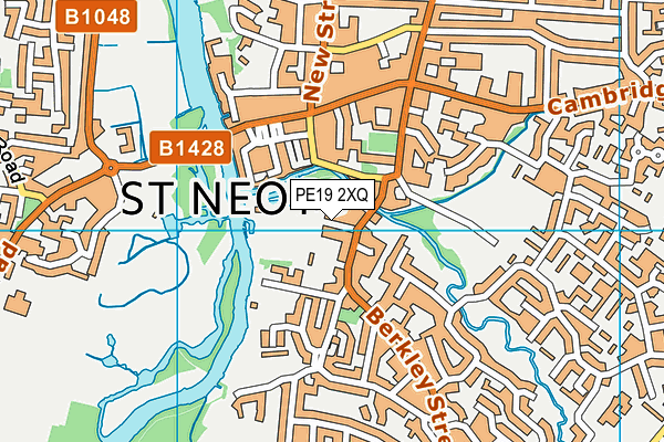 PE19 2XQ map - OS VectorMap District (Ordnance Survey) PE19 2XQ map - OS VectorMap District (Ordnance Survey)