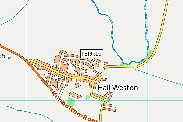 PE19 5LG map - OS VectorMap District (Ordnance Survey) PE19 5LG map - OS VectorMap District (Ordnance Survey)