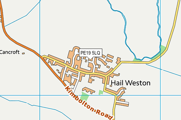 PE19 5LQ map - OS VectorMap District (Ordnance Survey) PE19 5LQ map - OS VectorMap District (Ordnance Survey)