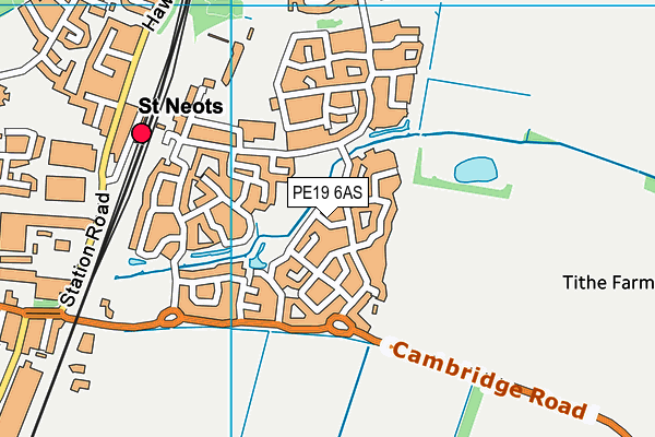 PE19 6AS map - OS VectorMap District (Ordnance Survey) PE19 6AS map - OS VectorMap District (Ordnance Survey)