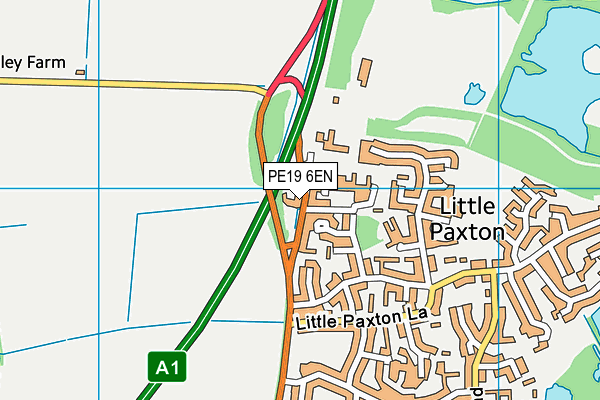 PE19 6EN map - OS VectorMap District (Ordnance Survey) PE19 6EN map - OS VectorMap District (Ordnance Survey)