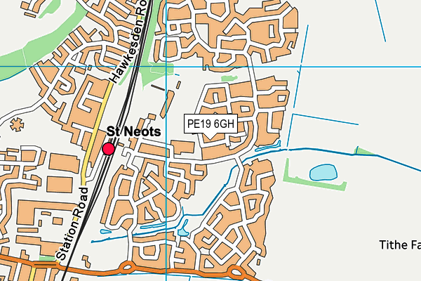 PE19 6GH map - OS VectorMap District (Ordnance Survey) PE19 6GH map - OS VectorMap District (Ordnance Survey)