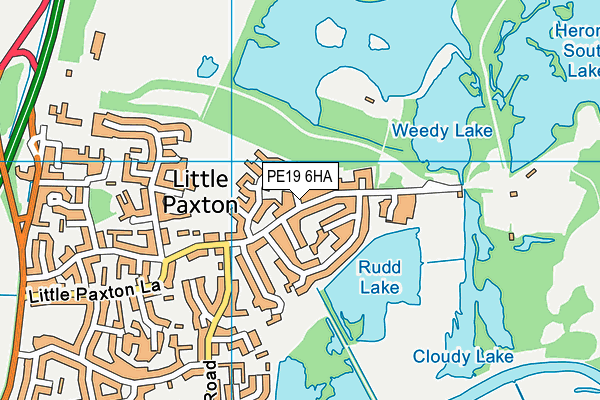 PE19 6HA map - OS VectorMap District (Ordnance Survey) PE19 6HA map - OS VectorMap District (Ordnance Survey)