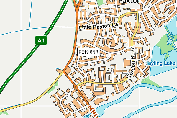 PE19 6NR map - OS VectorMap District (Ordnance Survey) PE19 6NR map - OS VectorMap District (Ordnance Survey)