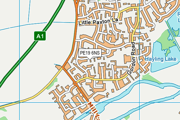 PE19 6NS map - OS VectorMap District (Ordnance Survey) PE19 6NS map - OS VectorMap District (Ordnance Survey)