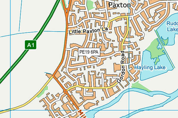 PE19 6PA map - OS VectorMap District (Ordnance Survey) PE19 6PA map - OS VectorMap District (Ordnance Survey)