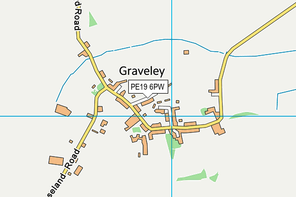 PE19 6PW map - OS VectorMap District (Ordnance Survey) PE19 6PW map - OS VectorMap District (Ordnance Survey)