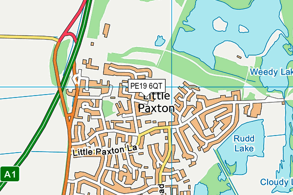 PE19 6QT map - OS VectorMap District (Ordnance Survey) PE19 6QT map - OS VectorMap District (Ordnance Survey)