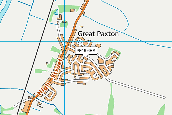 PE19 6RS map - OS VectorMap District (Ordnance Survey) PE19 6RS map - OS VectorMap District (Ordnance Survey)