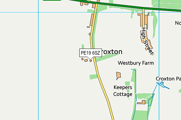 PE19 6SZ map - OS VectorMap District (Ordnance Survey) PE19 6SZ map - OS VectorMap District (Ordnance Survey)
