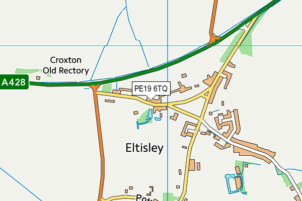 PE19 6TQ map - OS VectorMap District (Ordnance Survey) PE19 6TQ map - OS VectorMap District (Ordnance Survey)