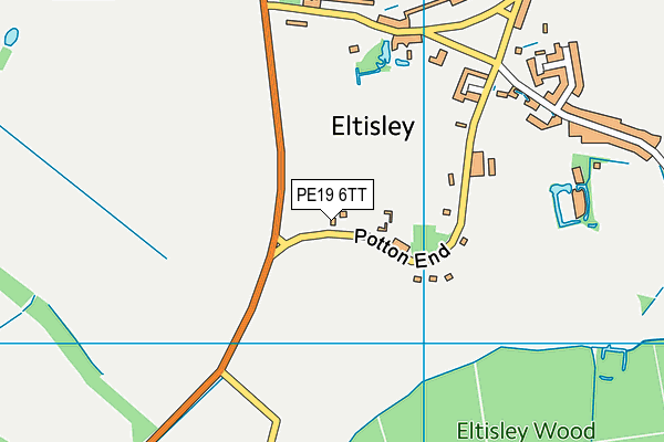 PE19 6TT map - OS VectorMap District (Ordnance Survey) PE19 6TT map - OS VectorMap District (Ordnance Survey)