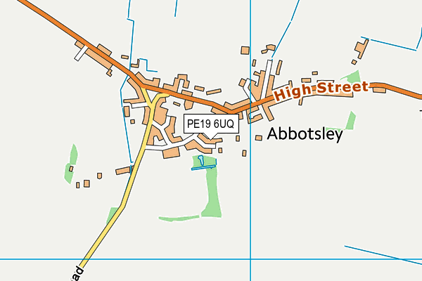 PE19 6UQ map - OS VectorMap District (Ordnance Survey) PE19 6UQ map - OS VectorMap District (Ordnance Survey)