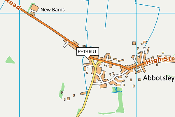 PE19 6UT map - OS VectorMap District (Ordnance Survey) PE19 6UT map - OS VectorMap District (Ordnance Survey)