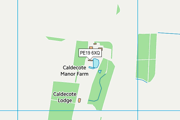 PE19 6XQ map - OS VectorMap District (Ordnance Survey) PE19 6XQ map - OS VectorMap District (Ordnance Survey)