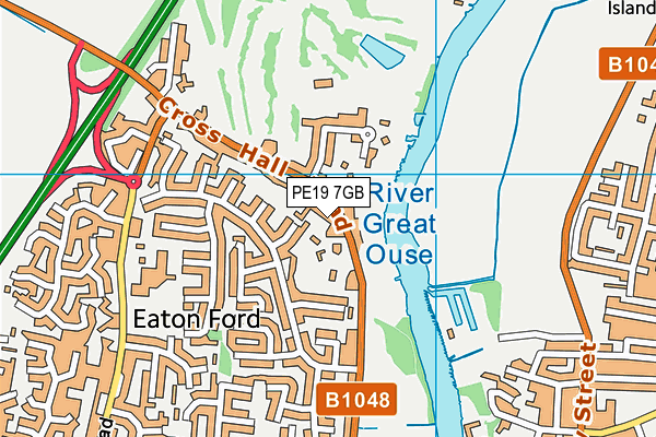 PE19 7GB map - OS VectorMap District (Ordnance Survey) PE19 7GB map - OS VectorMap District (Ordnance Survey)