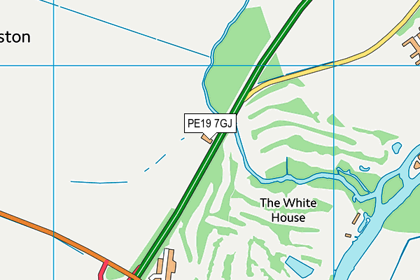 PE19 7GJ map - OS VectorMap District (Ordnance Survey) PE19 7GJ map - OS VectorMap District (Ordnance Survey)
