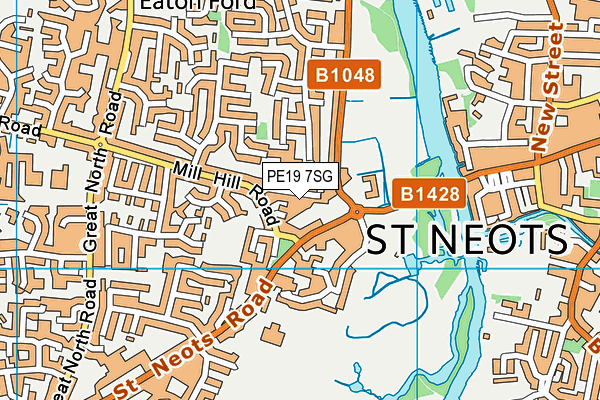 PE19 7SG map - OS VectorMap District (Ordnance Survey) PE19 7SG map - OS VectorMap District (Ordnance Survey)
