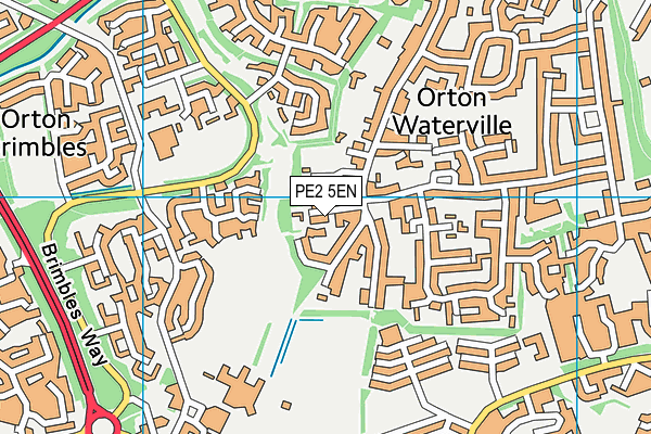 PE2 5EN map - OS VectorMap District (Ordnance Survey) PE2 5EN map - OS VectorMap District (Ordnance Survey)