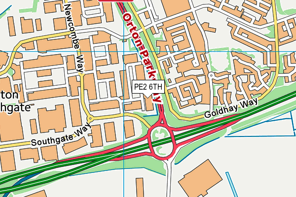 PE2 6TH map - OS VectorMap District (Ordnance Survey) PE2 6TH map - OS VectorMap District (Ordnance Survey)