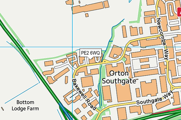 PE2 6WQ map - OS VectorMap District (Ordnance Survey) PE2 6WQ map - OS VectorMap District (Ordnance Survey)