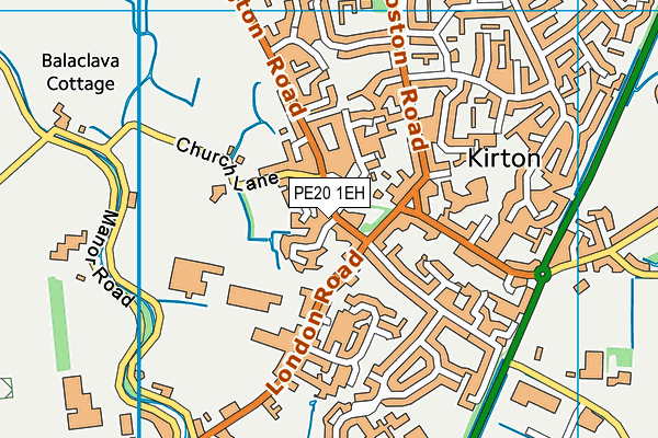 PE20 1EH map - OS VectorMap District (Ordnance Survey) PE20 1EH map - OS VectorMap District (Ordnance Survey)