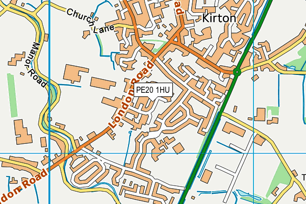 PE20 1HU map - OS VectorMap District (Ordnance Survey) PE20 1HU map - OS VectorMap District (Ordnance Survey)