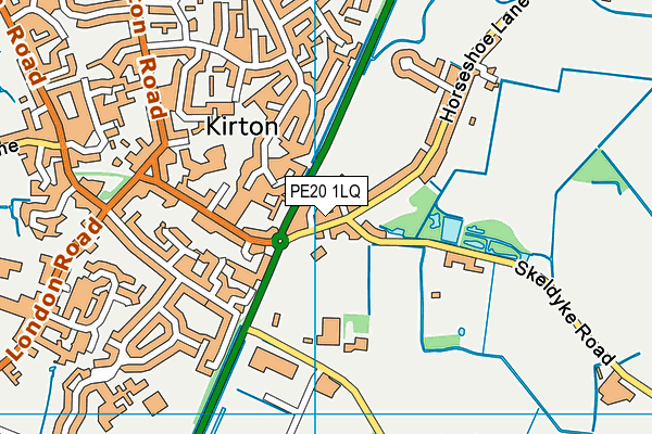 PE20 1LQ map - OS VectorMap District (Ordnance Survey)