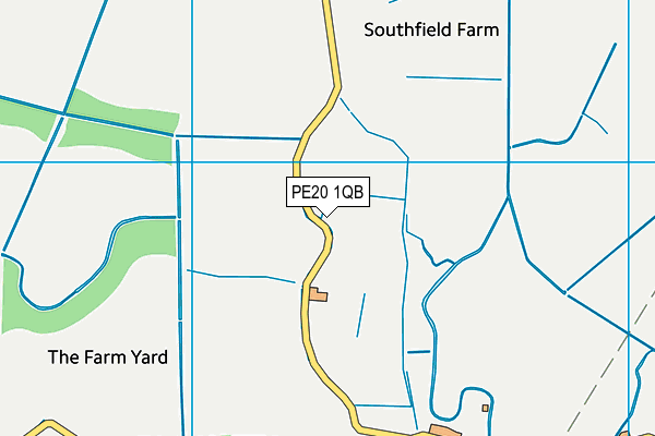 PE20 1QB map - OS VectorMap District (Ordnance Survey) PE20 1QB map - OS VectorMap District (Ordnance Survey)