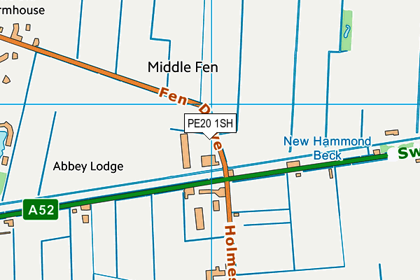 PE20 1SH map - OS VectorMap District (Ordnance Survey) PE20 1SH map - OS VectorMap District (Ordnance Survey)