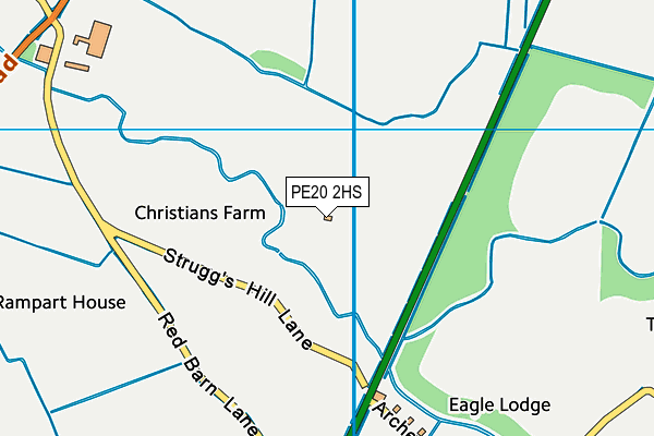 PE20 2HS map - OS VectorMap District (Ordnance Survey) PE20 2HS map - OS VectorMap District (Ordnance Survey)