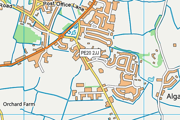 PE20 2JJ map - OS VectorMap District (Ordnance Survey) PE20 2JJ map - OS VectorMap District (Ordnance Survey)