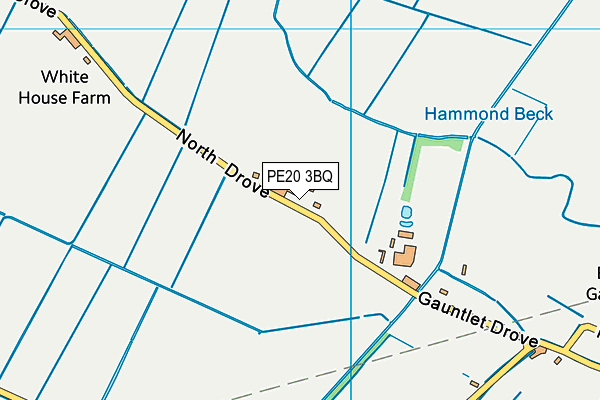 PE20 3BQ map - OS VectorMap District (Ordnance Survey) PE20 3BQ map - OS VectorMap District (Ordnance Survey)