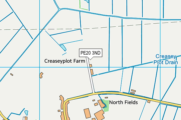 PE20 3ND map - OS VectorMap District (Ordnance Survey) PE20 3ND map - OS VectorMap District (Ordnance Survey)