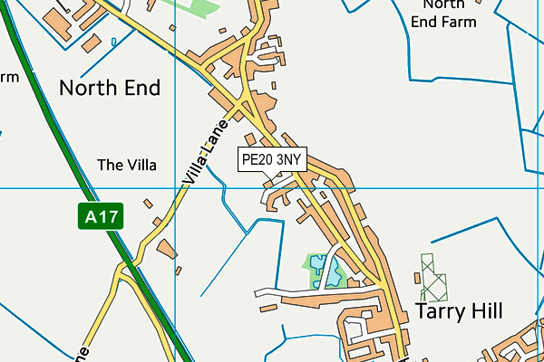 PE20 3NY map - OS VectorMap District (Ordnance Survey) PE20 3NY map - OS VectorMap District (Ordnance Survey)